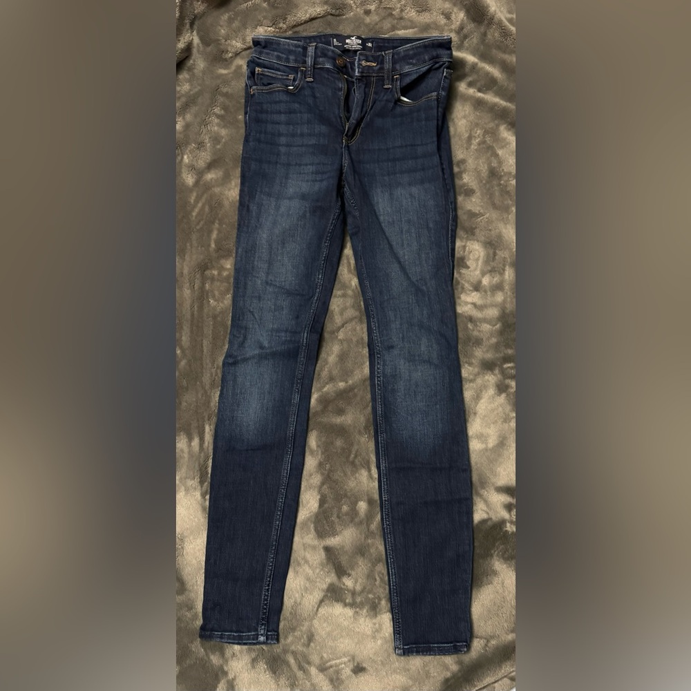 High waist skinny jeans